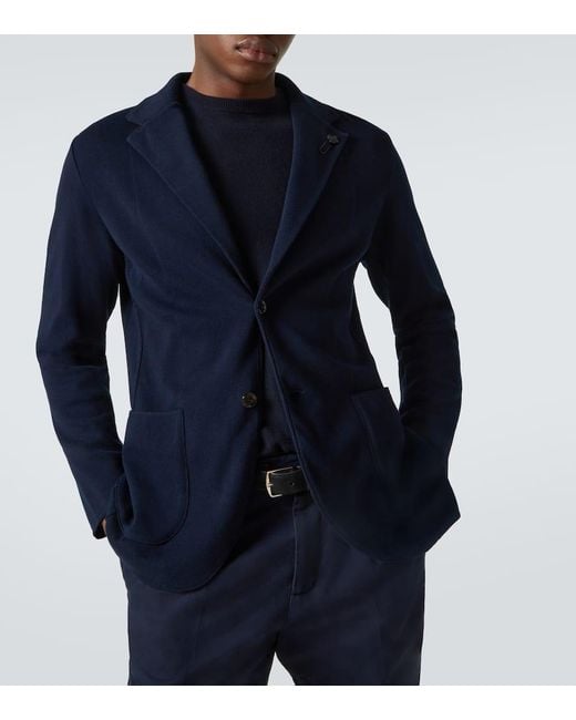 Blazer di Lardini in Blue da Uomo