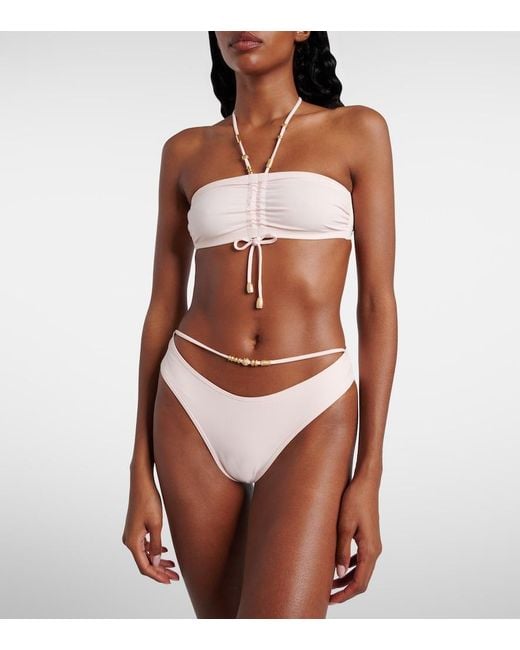 Eres Natural Melia Halterneck Bikini Top