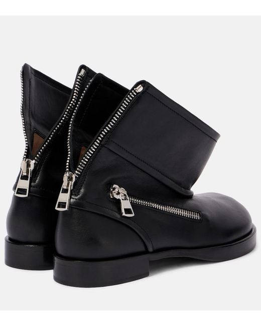 J.W. Anderson Black Leather Biker Boots
