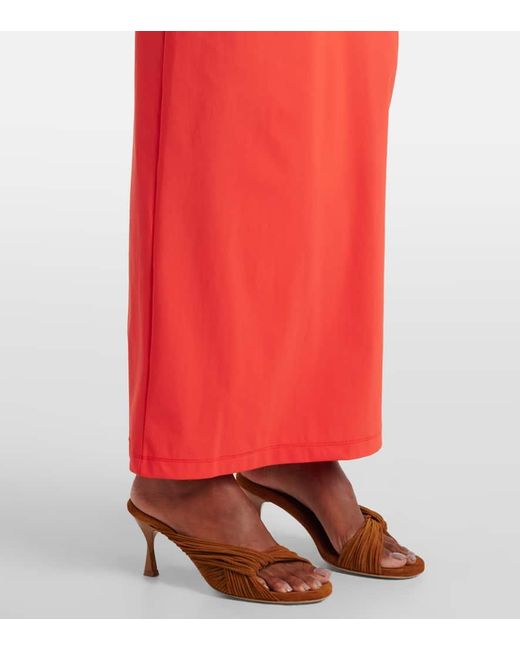 Christopher Esber Red Embellished Maxi Dress