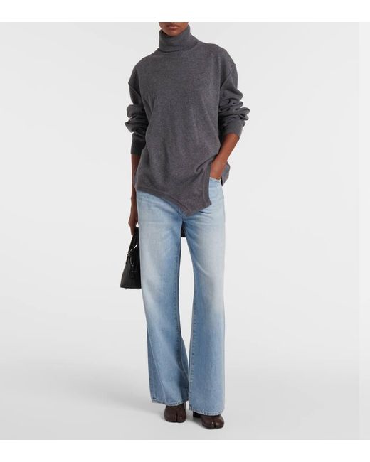 Citizens of Humanity Blue Annina High-Rise Wide-Leg Jeans