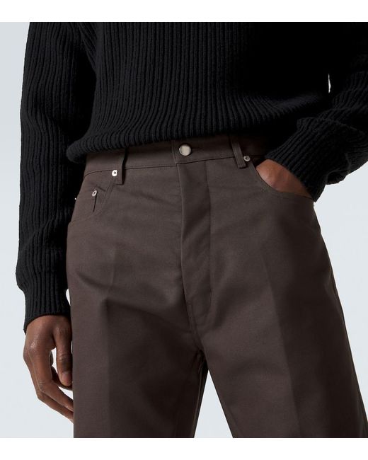 Rick Owens Brown Geth Wide-Leg Jeans for men