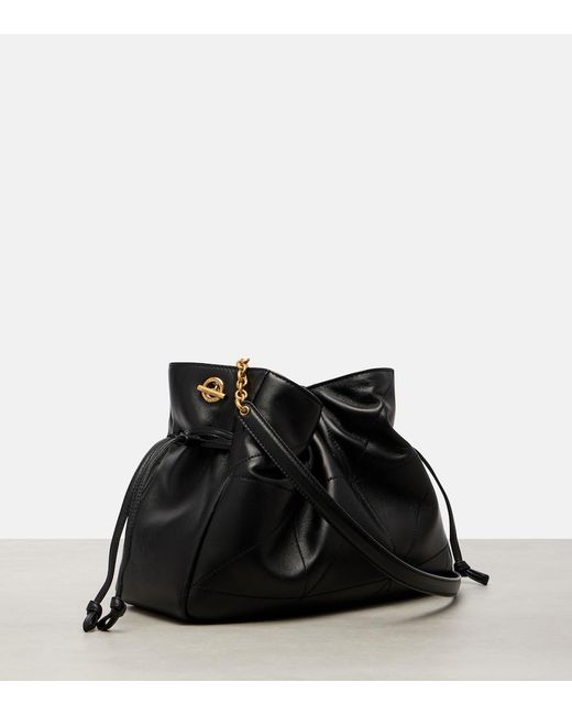 Saint Laurent Black Jamie Small Leather Shoulder Bag