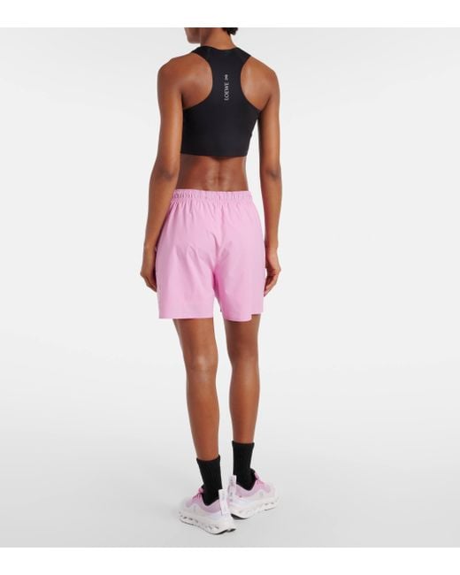 Loewe Pink X On Technical Shorts