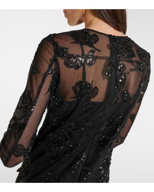 Abito Lungo di ROTATE BIRGER CHRISTENSEN in Black