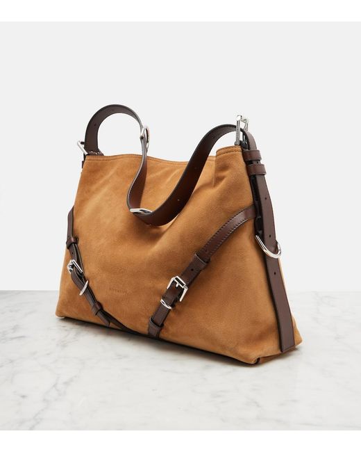 Borsa A Spalla Voyou Medium di Givenchy in Brown