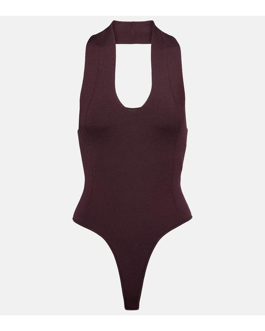 Khaite Purple Body Toto Aus Strick