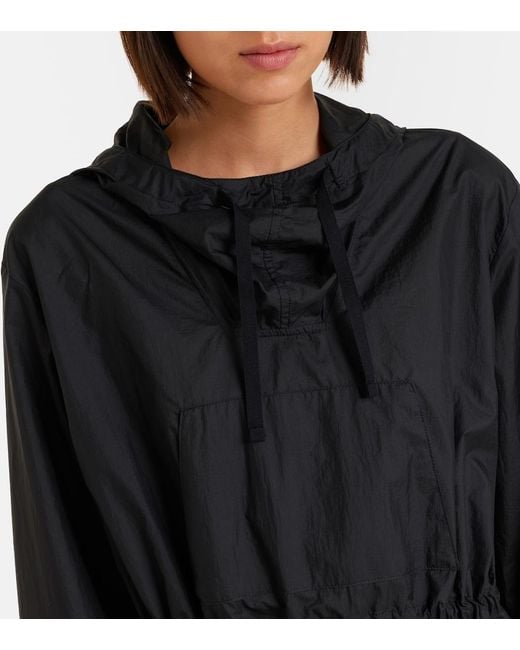 The Row Black Beloura Hooded Technical Jacket
