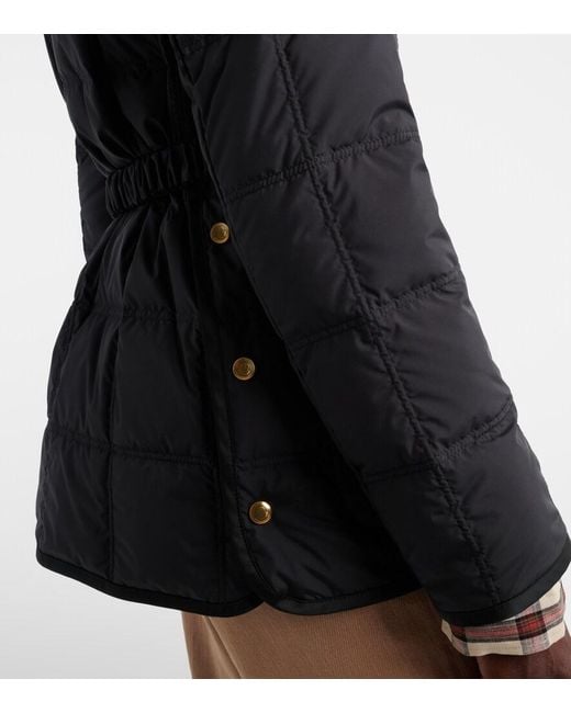 Moncler Black Cygnes Down Jacket