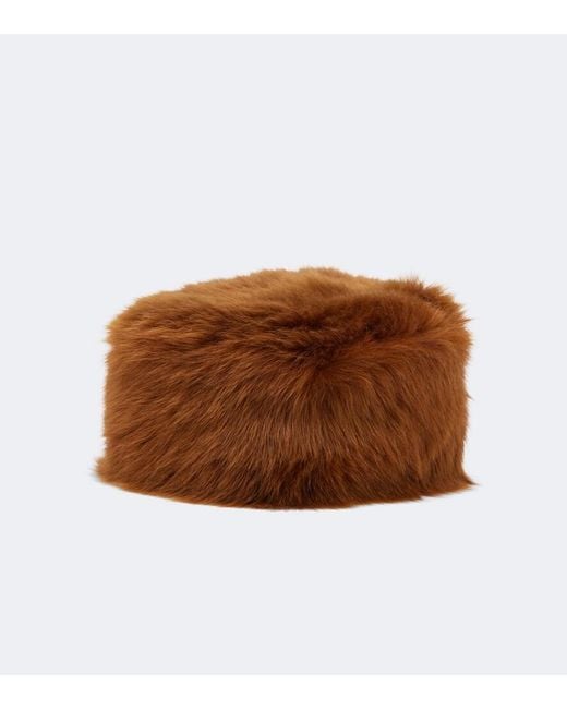 Cappello di Saint Laurent in Brown