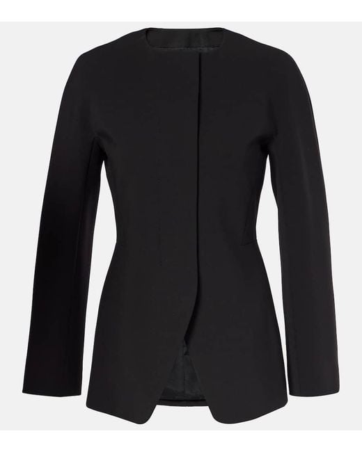 Max Mara Black Girone Viscose Jersey Jacket