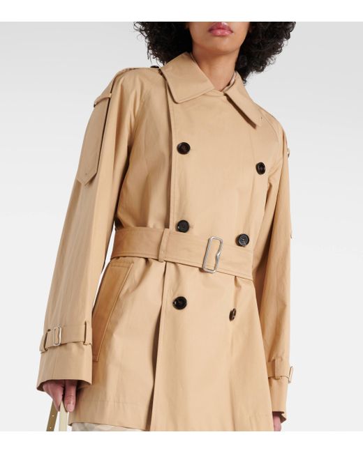 Trench-coat en coton Burberry en coloris Natural