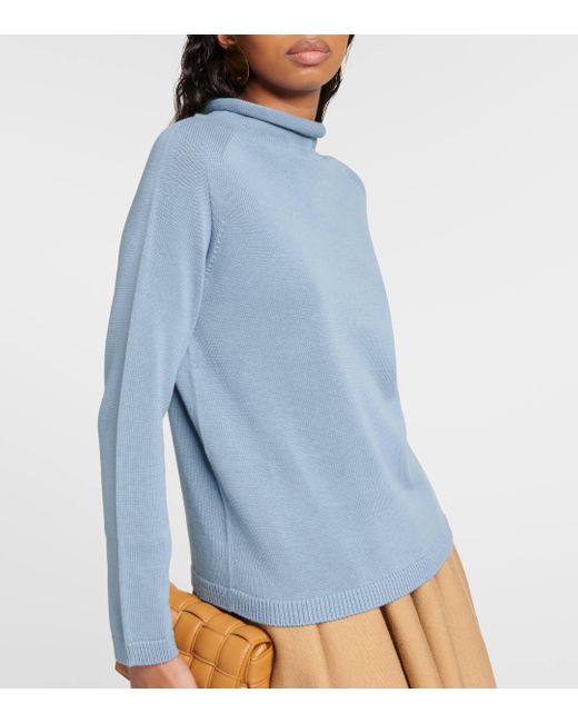 Max Mara Blue Re Cotton Sweater