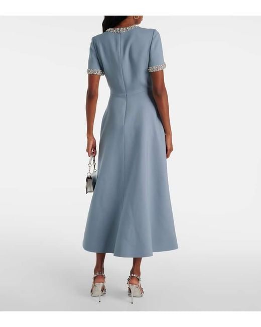 Abito Midi di Valentino in Blue