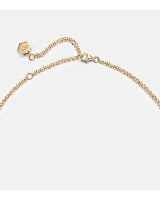 SHAY White Orbit 18Kt Lariat Necklace With Diamonds