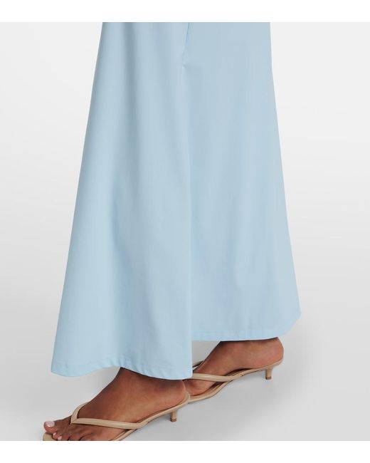 Christopher Esber Blue Embellished Halterneck Maxi Dress