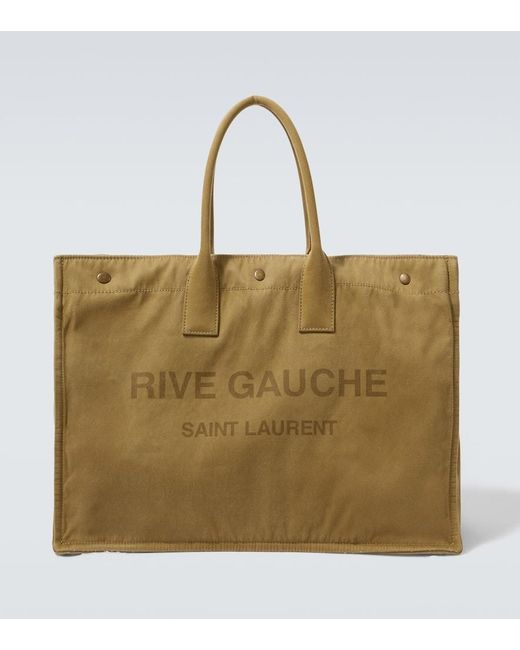 Borsa Rive Gauche Large di Saint Laurent in Natural da Uomo