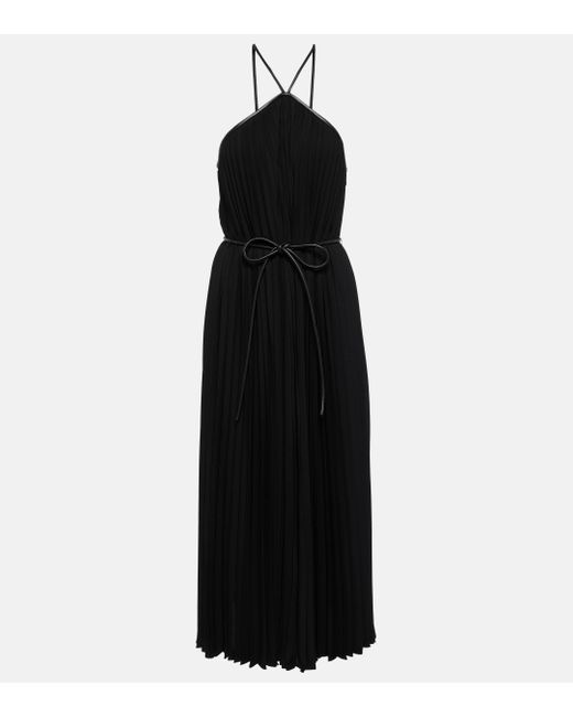 Proenza Schouler Black White Label Celeste Pleated Dress