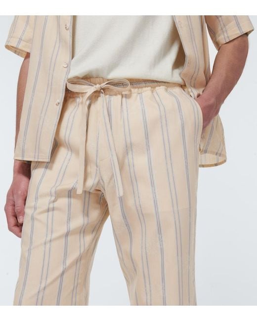 Commas Natural Floral Jacquard Pants for men