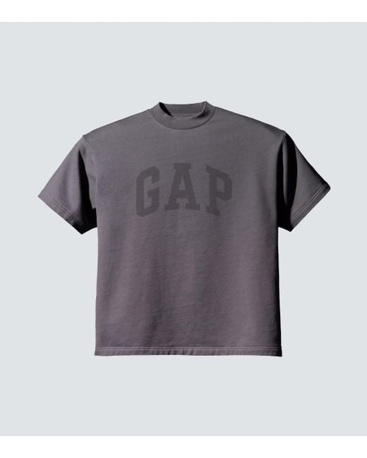 YEEZY GAP ENGINEERED BY BALENCIAGA T-Shirt Dove aus Fleece in Black für Herren