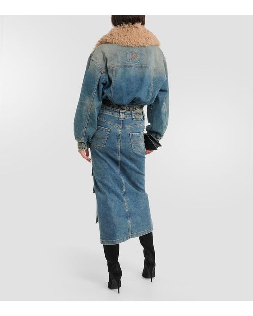 Gonna Midi di Blumarine in Blue
