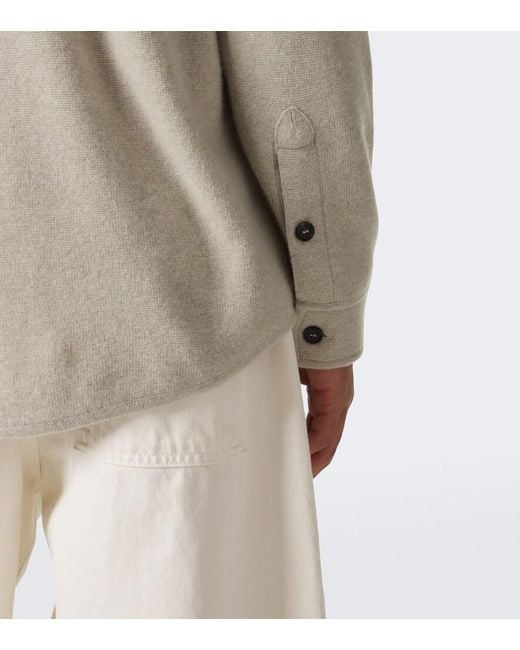 LeKasha Natural Minsk Cashmere Cardigan for men