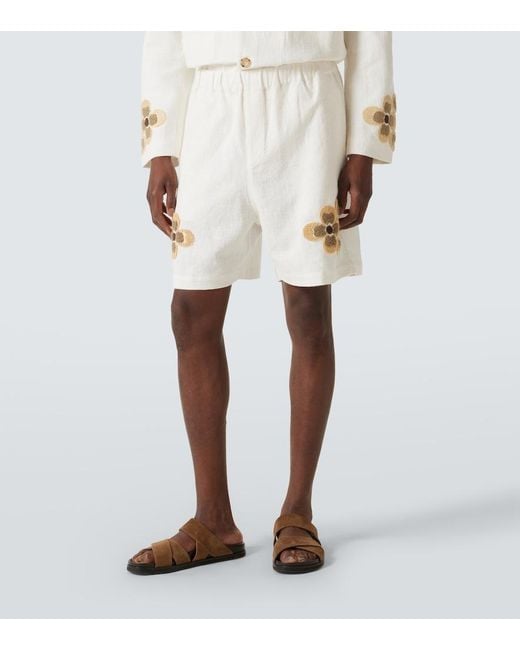 Shorts di Commas in White da Uomo