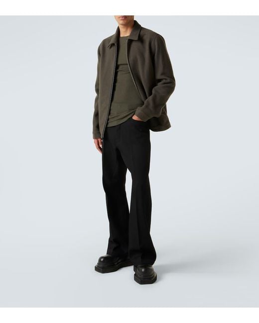Rick Owens Green Brad Virgin Wool Jacket for men