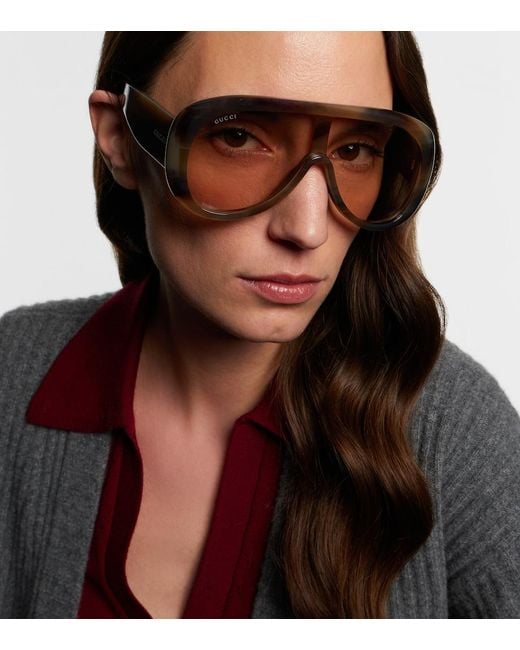 Gucci Brown Sonnenbrille