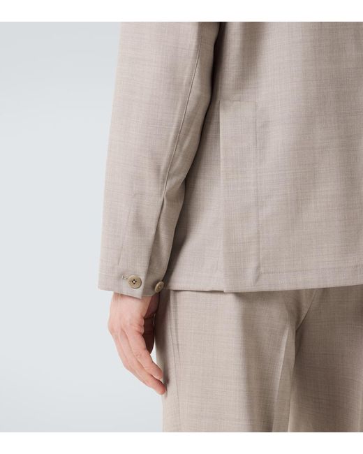 STÒFFA Natural Wool Blazer for men