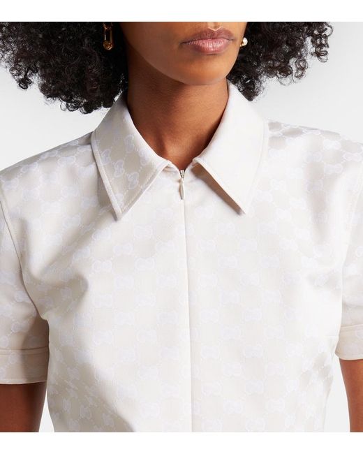 Gucci White Gg Shirt