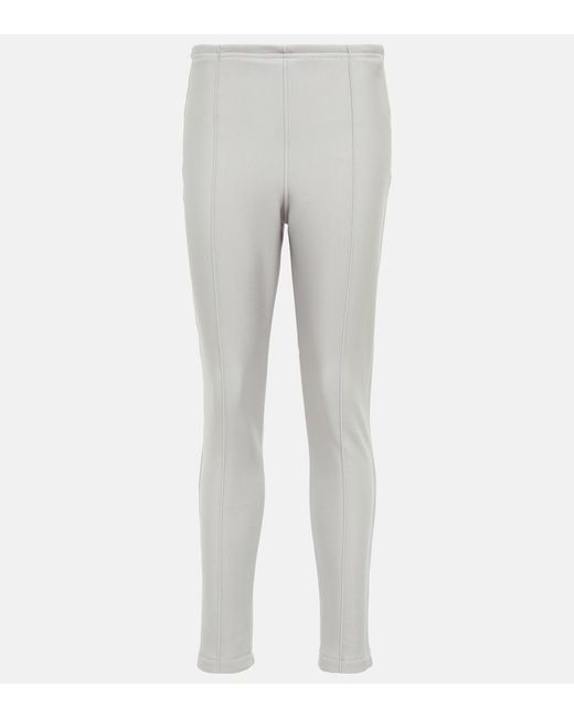 Jet Set Gray Pegaso High-Rise Slim Ski Pants