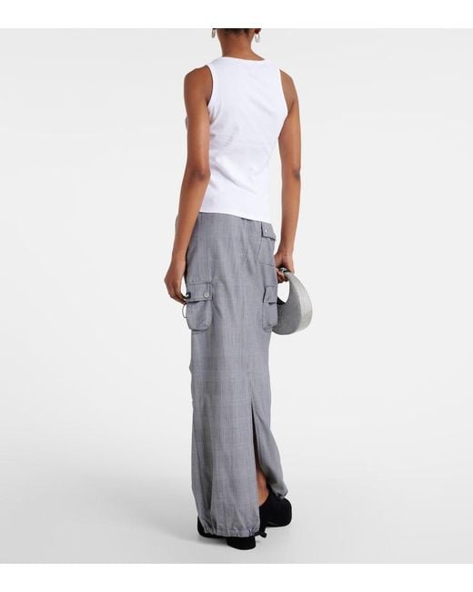 Coperni White Emoji Embellished Cotton Tank Top