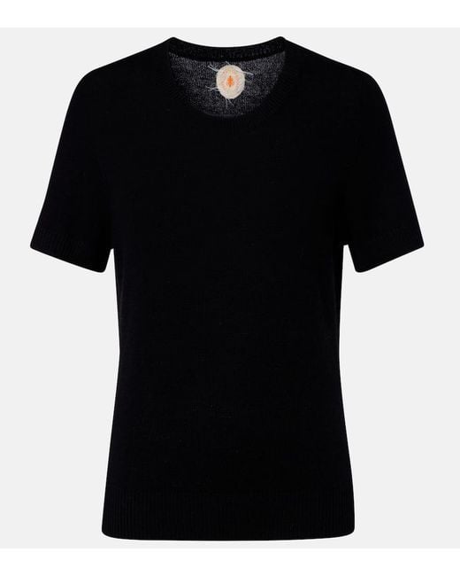 Jersey De Cachemir Jardin Des Orangers de color Black