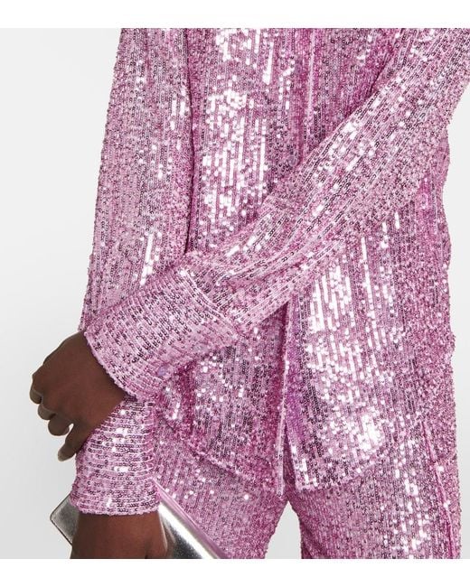 Tom Ford Pink Sequined Shirt