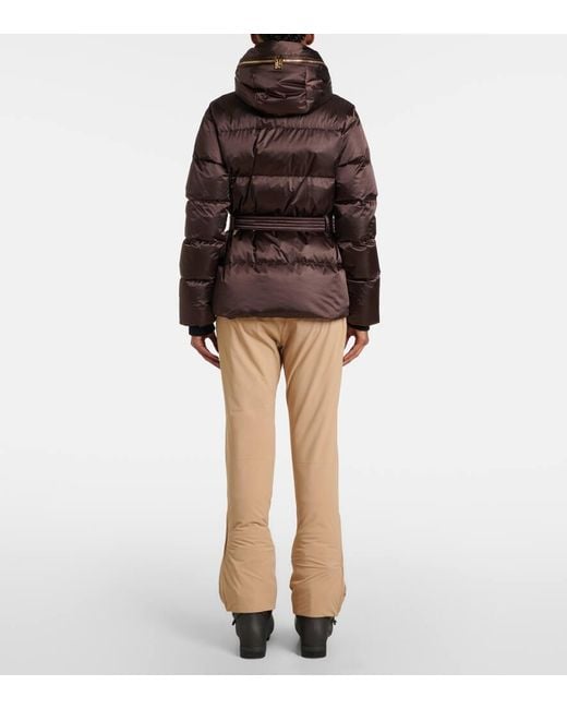 Giacca Da Sci Selma Con Cintura di Bogner in Brown