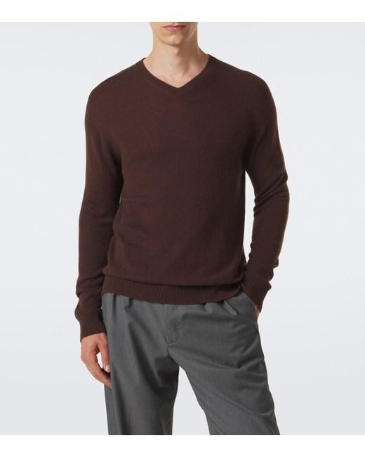The Row Brown Thamm Cashmere Sweater for men