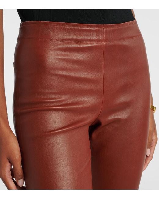 Stouls Jp Long Leather Flared Pants