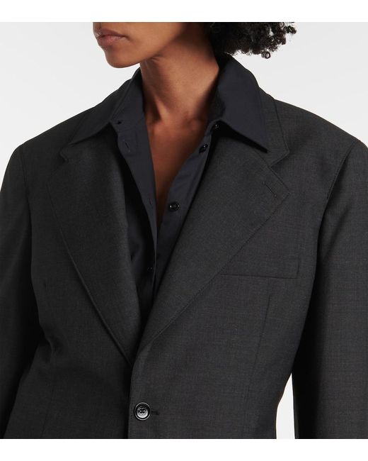 Lemaire Black Twill Blazer
