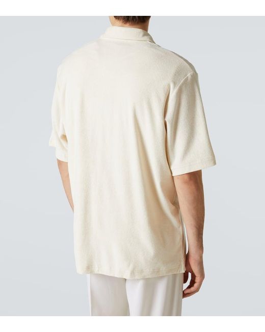 Sunspel Hemd Aus Frottee in White für Herren