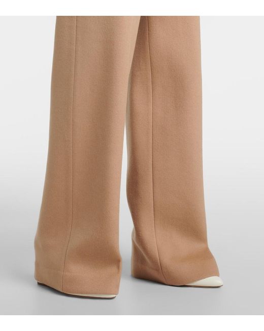 Gabriela Hearst Natural Norman Cashmere Straight Pants