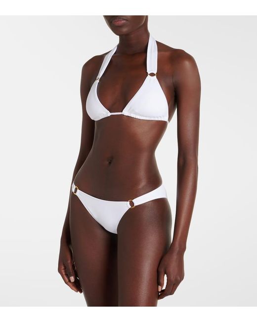 Melissa Odabash White Caracas Bikini Top