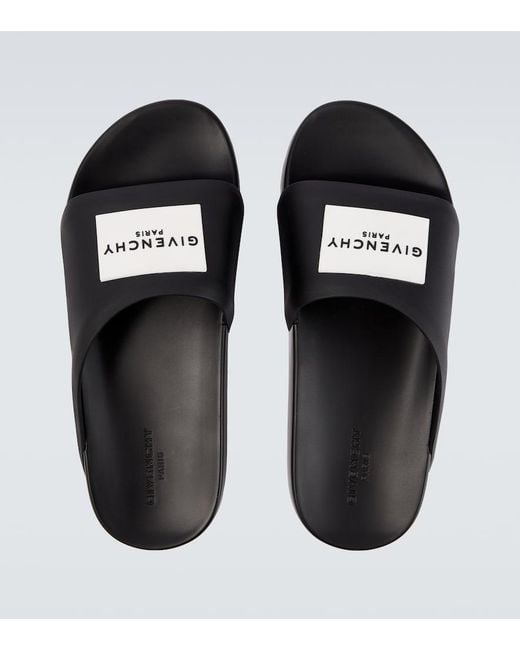 Mules A Logo Givenchy pour homme en coloris Black