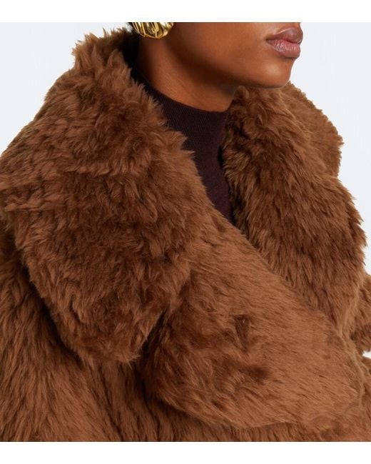 Max Mara Brown Shearling Jacket