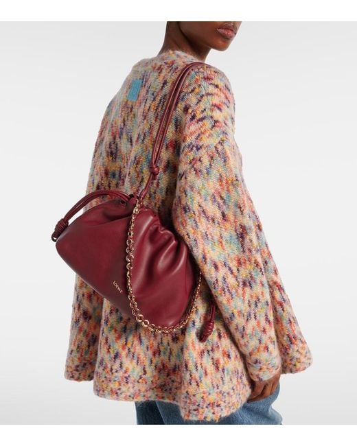 Loewe Red Medium Flamenco Purse