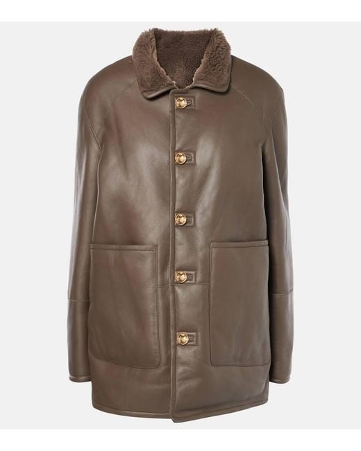 Altuzarra Brown Sutherland Shearling Coat