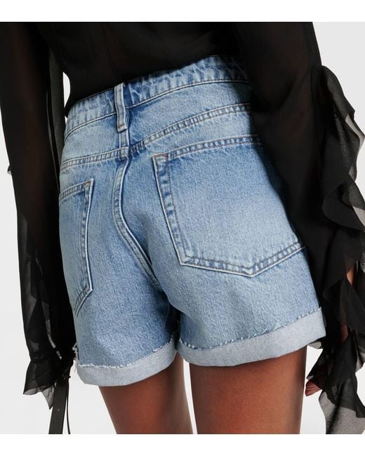 Shorts Di Jeans Le Grand Garcon di FRAME in Blue