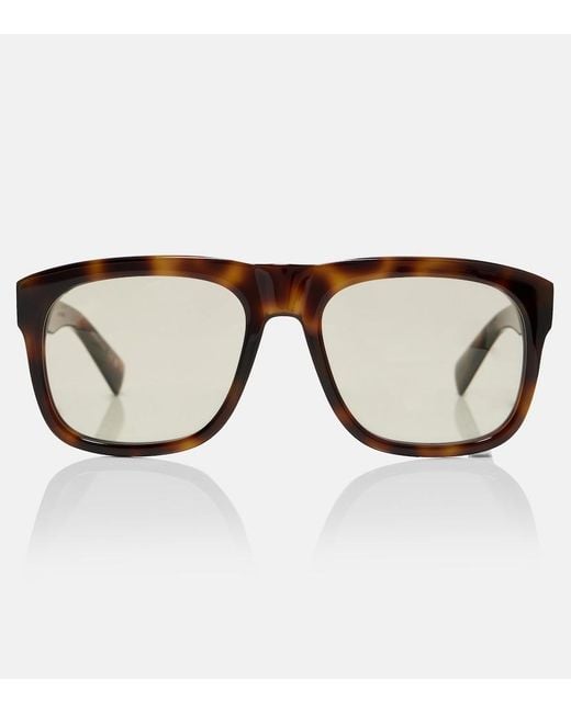 Saint Laurent Brown Sl 558 Square Sunglasses