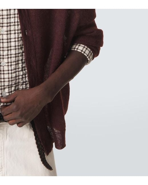 Studio Nicholson Purple Hamto Cardigan for men