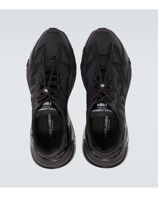 Dolce & Gabbana Black Fabric Sneaker for men